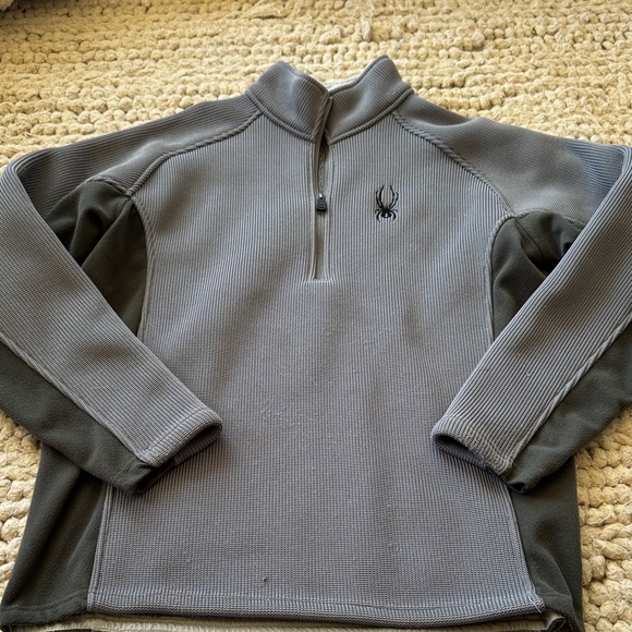 Spyder Other - Spyder Men's Charcoal Zip-Up Sweater